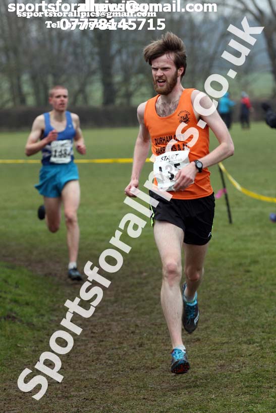 Senior mens 2018 Durham Cathedral Cross Country Relay. Photo:  David T. Hewitson/Sports for All Pics